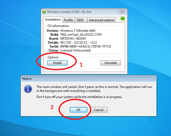 Windows 7 loader xe восстановление запуска