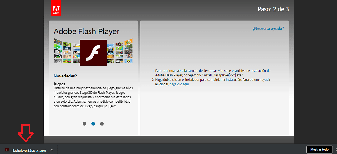 flash player 64 bits descargar
