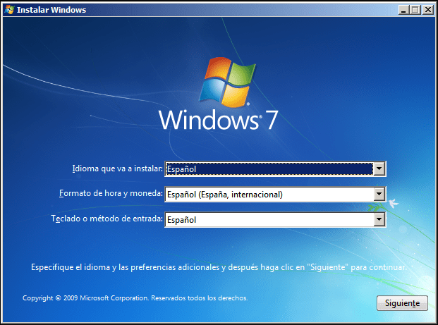 como instalar windows 7 ultimate