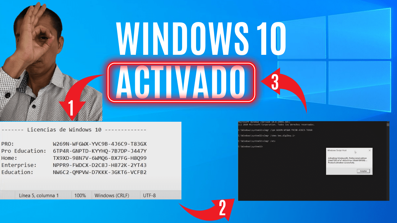 key para activar windows 10 pro
